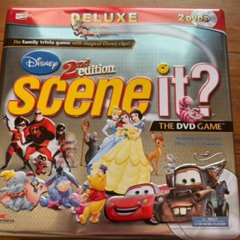 Disney Scene it? deluxe 2nd edition DVD Trivia Game Collectable